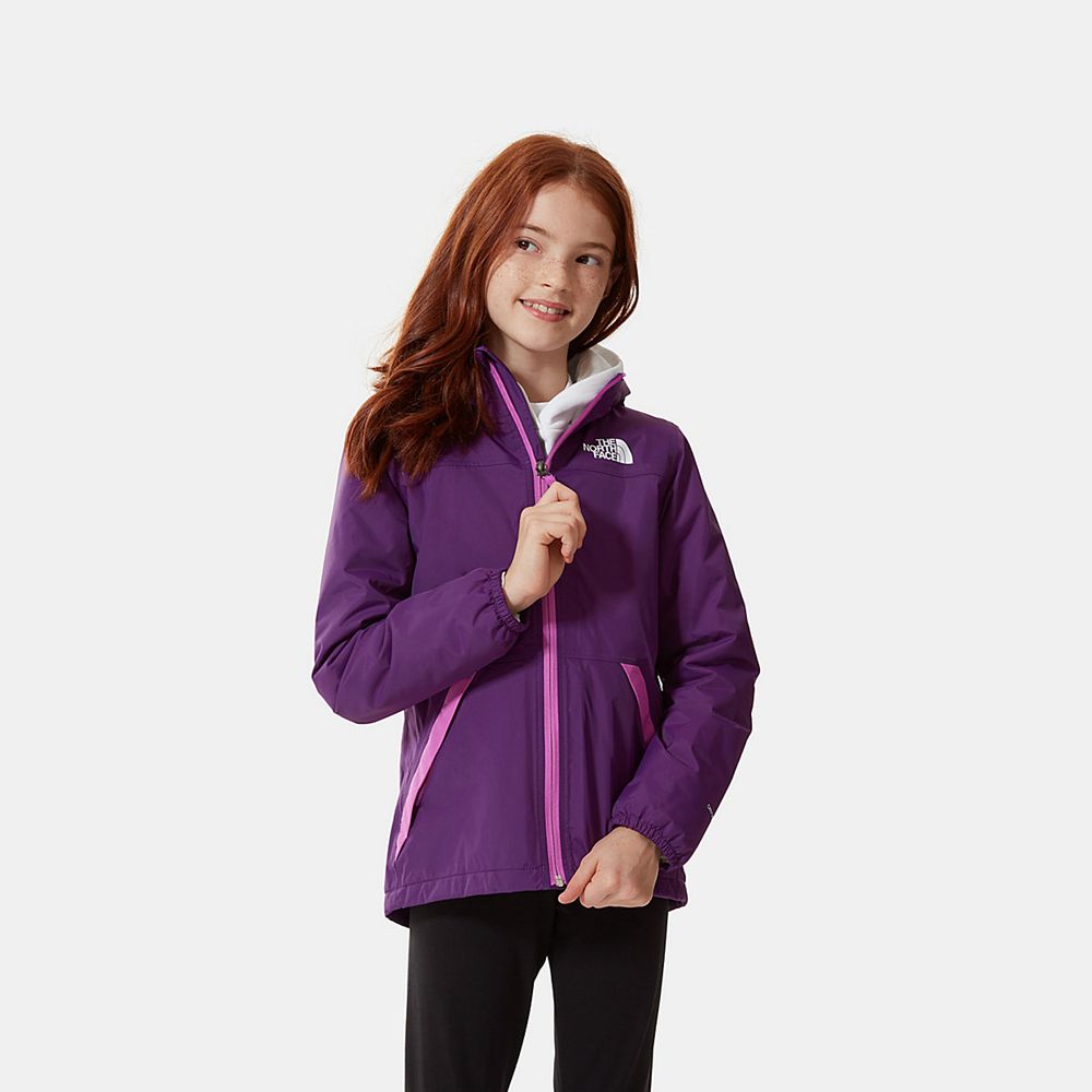 The North Face Waterproof Jackets Girls Australia - The North Face Warm Storm Purple Hiking (BCX-205